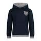 Kapuzensweatshirt SALT AND PEPPER "Athletic" Gr. 104, blau (dunkelblau) Jungen Sweatshirts