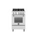 Bertazzoni MASTER SERIES All-Gas Range 24" - 4 Burners - Gas Oven in Gray | 42.25 H x 27.56 W x 29.938 D in | Wayfair MAS244GASXV