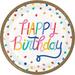 Creative Converting Birthday Confetti Happy Birthday Paper Plates, 24 ct | Wayfair DTC368266DPLT