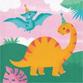 Creative Converting Girl Dino Party Napkins, 48 ct in Blue/Green/Orange | Wayfair DTC368221NAP