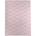 KAVKA DESIGNS Wild Low Pile Carpet Straight Rectangular Chair Mat in Pink/White | Rectangle 2' x 3' | Wayfair MWOMT-17306-2X3-TEL10619