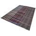 Gray 81" x 119" L Area Rug - Lofy Rectangle Kırk Yama Rectangle 6'8" X 9'11" Indoor/Outdoor Area Rug 119.0 x 81.0 x 1.0 in | Wayfair