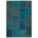 Blue 63" x 91" L Area Rug - Lofy Rectangle Iskece Rectangle 5'3" X 7'7" Indoor/Outdoor Area Rug 91.0 x 63.0 x 0.4 in | 63" W X 91" L | Wayfair