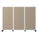 Versare Fabric 3 Panel Freestanding Room Divider | 70 H x 100 W x 18 D in | Wayfair 2810157