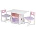 Isabelle & Max™ Caroyln Square Play Table & Chair Set Wood in Brown/White | 19.5 H x 30.4 W in | Wayfair 73EB63F980AF4688ACCC924453787FC0