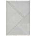 White 91 x 63 x 0.4 in Area Rug - Dakota Fields Rectangle Charlet Indoor/Outdoor Area Rug Polyester | 91 H x 63 W x 0.4 D in | Wayfair
