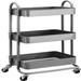 Rebrilliant Mairlyn 17" W Shelving Unit Wire/Metal/Steel in Black | 31 H x 17 W x 13.35 D in | Wayfair 4D2968EB923E42A0BA83720F4E3AACEE