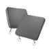 Joffrette Latitude Run® 2 - Piece Outdoor Seat Cushion Polyester in Gray | 3 H x 19 W x 19 D in | Wayfair DDF72296BDFB4563B2308D613D4AFA5E