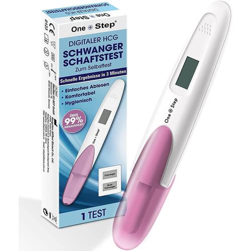 One+Step digitaler Schwangerschaftstest mit klarer Anzeige ’schwanger‘ / ’nicht schwanger‘ 1 St