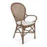 Sedia Edelina Miele (2 Pezzi) - rattan