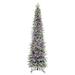 Vickerman 735954 - 6.5' x 27" Artificial Frosted Tacoma Fraser 300 Multi-Color LED Lights Christmas Tree (G236667LED)