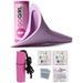 GoGirl Female Urination Device Lavender & Waterproof for Spills & Splashes Tote Holder. Feminine Natural Wipes & Zip Baggies 5 Tote Color Choices (Pink Tote)