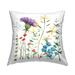Stupell Vintage Floral Blooms Printed Throw Pillow by Livi and Finn