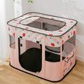 ZBH Cat Playpen Dog Playpen Dog Crate for Medium Large Dogs Collapsible Dog Crate 300D Oxford Waterproof Zipper Lock for Indoor & Outdoor & Car