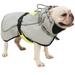 Gostoto Pet Dog Winter Waterproof Quilted Thickened Jacket Dog Clothes with Reflective Brim Outdoor Thermal Jacket Pet Clothes for Small Medium Pet Dog