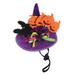 GENEMA Halloween Style Cat Wizard s Hat with Adjustable Band for Cat Wearing Cosplay Hat Collar Suit Party Decoration