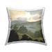 Stupell Green Countryside Landscape Printed Throw Pillow by Victoria Barnes