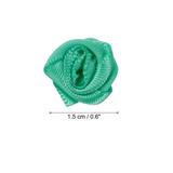 30Pcs Mini Satin Ribbon Roses Fabric Flowers Embellishments Rosettes - 1.5cm