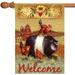 Farm Field Welcome 28x40 Country Barnyard Animal Pig Rooster House Flag