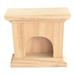 Hemoton 1pc Model Fireplace Imitation Wooden Fireplace Toy Simulation Prop for Decor