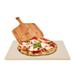 Pizza shovel permanent baking foil and accompaniment - The ultra-heat-resistant bread baking stone