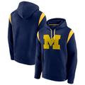 Men's Fanatics Branded Navy Michigan Wolverines Gym Rat Pullover Hoodie