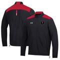 Men's Under Armour Black Texas Tech Red Raiders 2023 Motivate Half-Zip Top