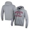 Men's Champion Gray Boston College Eagles Football Eco Powerblend Pullover Hoodie