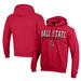 Men's Champion Cardinal Ball State Cardinals Football Eco Powerblend Pullover Hoodie