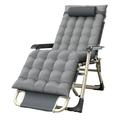 Folding Sun Lounger for Garden Adjustable Patio Chairs Reclining with Cushion Portable Sun Chair for Outside Beach Lawn Pool