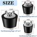 3Pcs Winterizing Pool Plug Pool Rubber Plugs with Stainless Steel Screw Heavy Duty Winter Pool Plugs