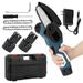 4 12V Portable Electric Pruning Chain Saw with Plastic Tool Kit