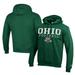 Men's Champion Green Ohio Bobcats Football Eco Powerblend Pullover Hoodie