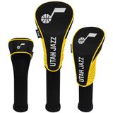 WinCraft Utah Jazz Three-Pack Golf Club Headcover Set