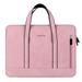 Laptop Bag Computer Messenger Case Notebook Case Shoulder Bag Travel Briefcase-Pink-15/15.4/15.6 inches