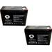 SPS Brand 12V 10Ah Replacement Battery (SG12100T2) for Zoro 5EFH0 (2 Pack)