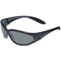 Spits Eyewear Hercules Safety Glasses (Frame Color: Carbon Fiber Look Frame Without Foam Padding Lens Color: Super Dark)