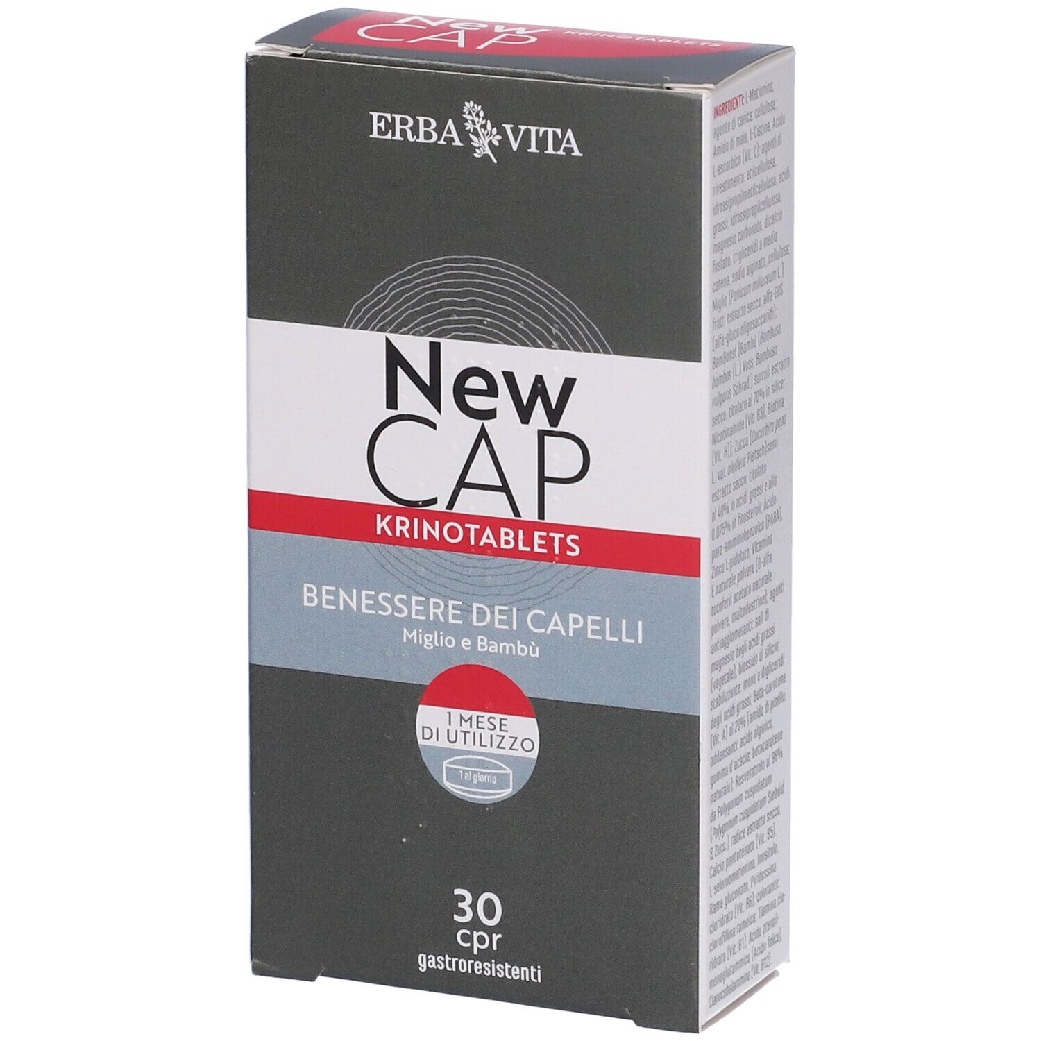 Erba Vita New Cap Benessere dei Capelli Compresse 36 g