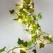16.4ft 50 LED Solar Fairy Lights with Artificial Ivy Leaves Solar Plant Vine Lights Outdoor Vine String Lights Hanging Ivy Lights for Camping Party Garden Yard Fences Walls Windows