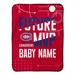 Chad & Jake Montreal Canadiens 30" x 40" Personalized Baby Blanket