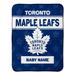 Chad & Jake Toronto Maple Leafs 30" x 40" Personalized Baby Blanket