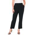 Plus Size Women's June Fit Corner Office Pants by June+Vie in Black (Size 12 W)