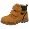 Winterboots TOM TAILOR, Kinder, Gr. 30, braun (camelfarben), Lederimitat, Textil, sportlich, Schuhe, mit gepolstertem Schaftrand
