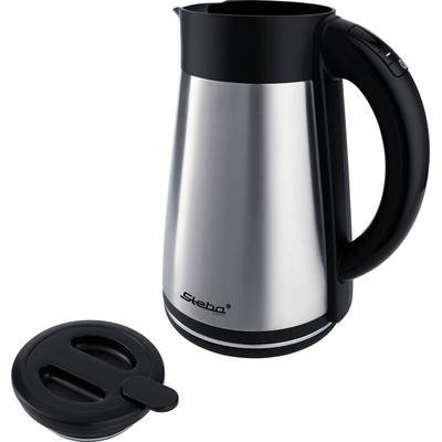 STEBA Wasserkocher "WK 31 THERMO", schwarz, B:21,5cm H:27cm T:16cm, Wasserkocher