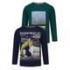 Langarmshirt SALT AND PEPPER "Builder" Gr. 128, blau (dunkelblau) Jungen Shirts Langarm