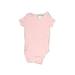 Zara Short Sleeve Onesie: Pink Bottoms - Size 3-6 Month