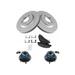 2006-2011 Buick Lucerne Front Brake Pad and Rotor and Wheel Hub Kit - TRQ