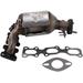 2013-2018 Lincoln MKT Left Exhaust Manifold with Integrated Catalytic Converter - TRQ