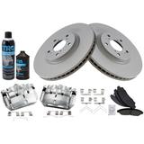 2010-2013 Acura ZDX Front Brake Pad Rotor and Caliper Set - TRQ