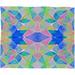 Deny Designs Amy Sia Chroma Blue Polyester Fleece Throw Blanket Metal | 50 H x 40 W in | Wayfair 14642-flemed